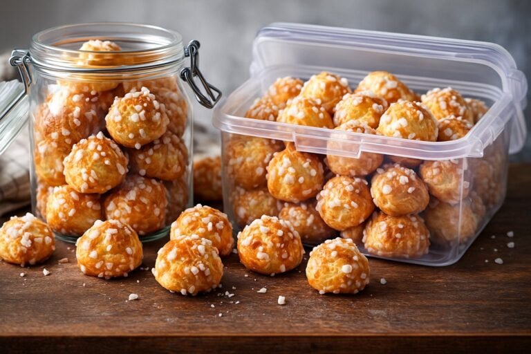 Comment conserver des chouquettes