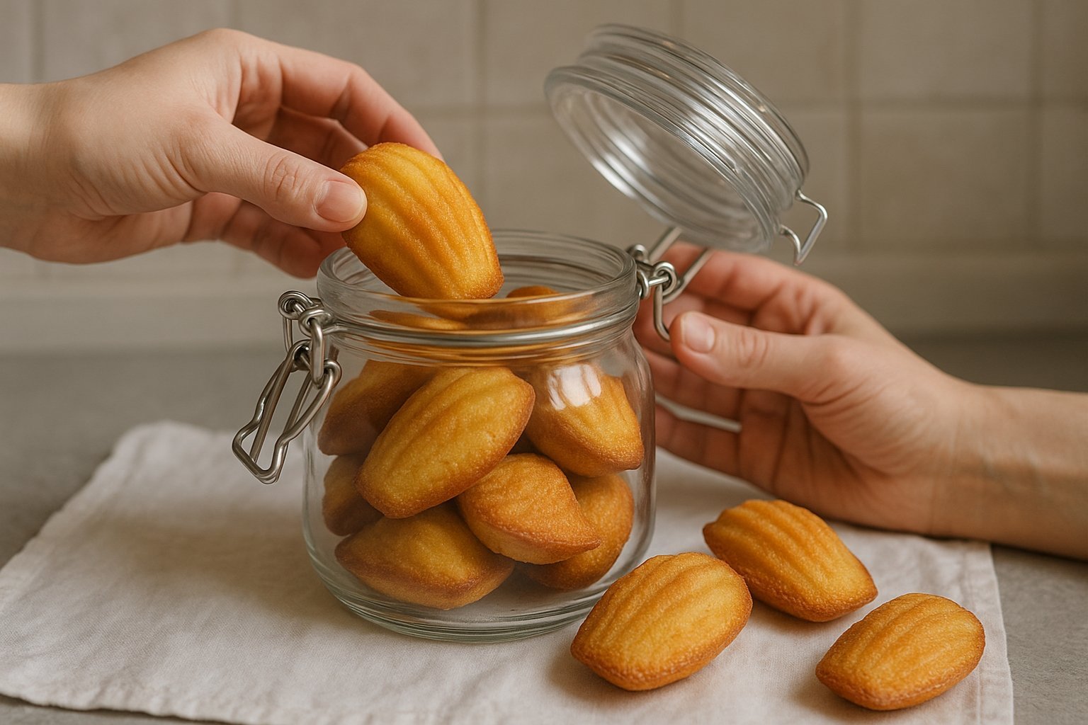 Comment conserver des madeleines maison