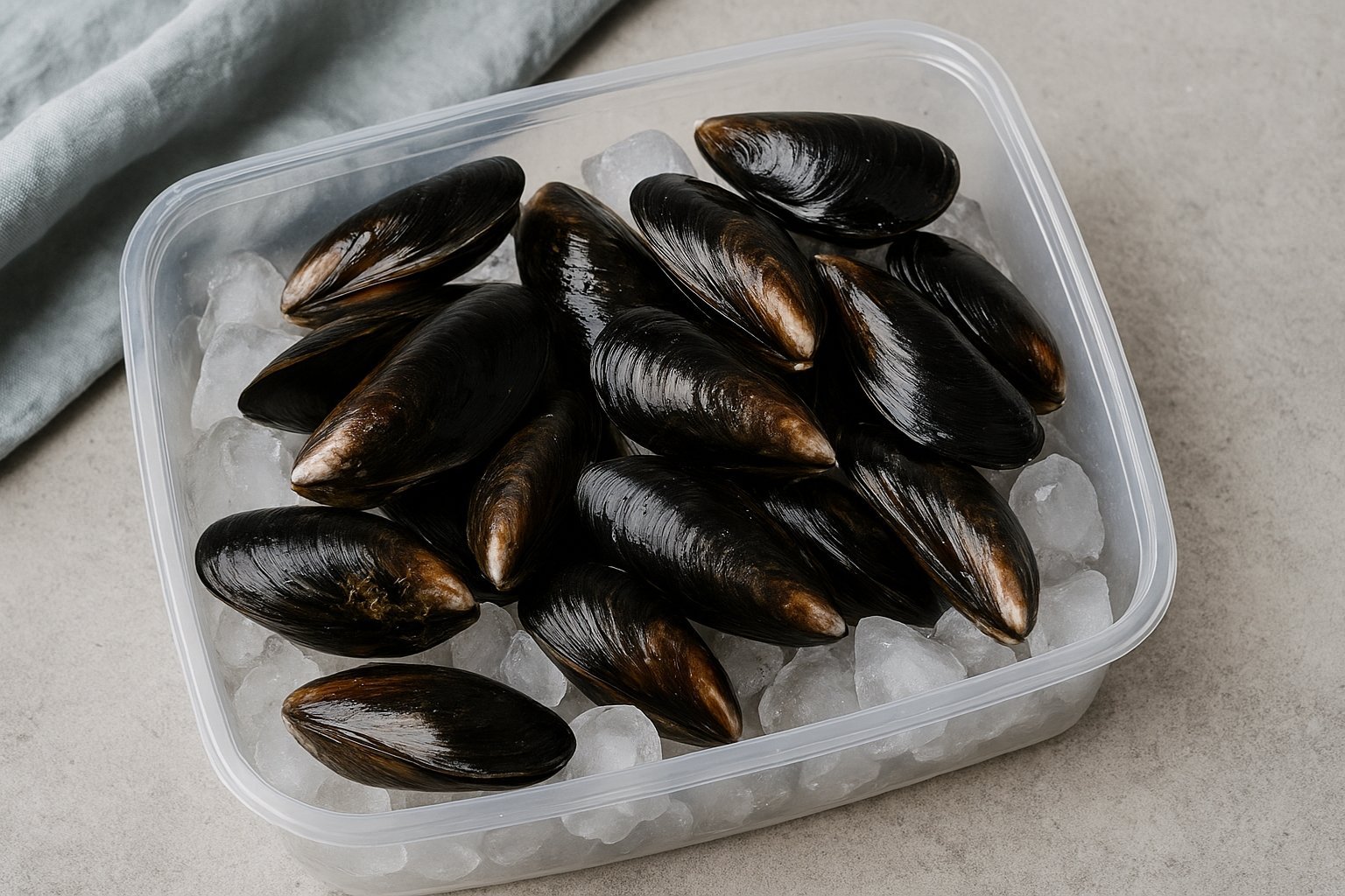 Comment conserver des moules fraîches