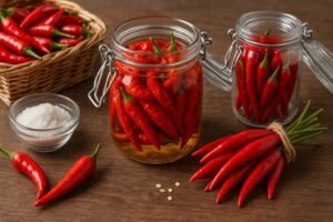 Comment conserver des piments