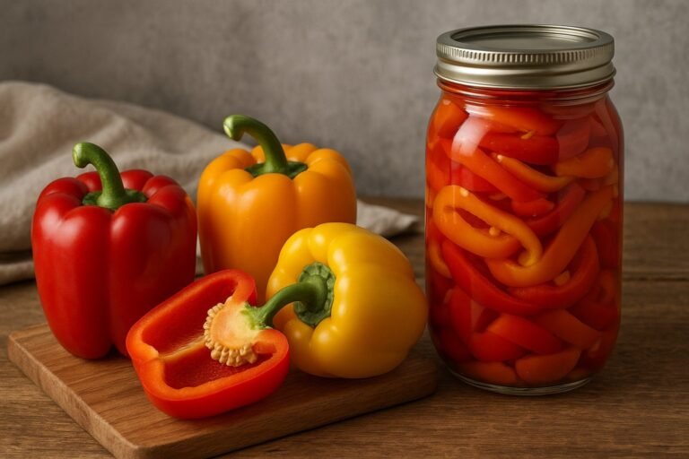 Comment conserver des poivrons