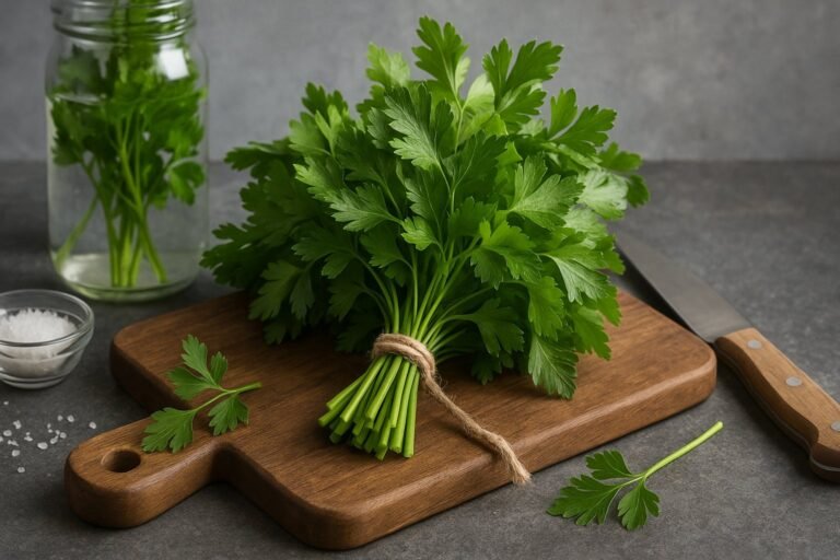 Comment conserver du persil frais