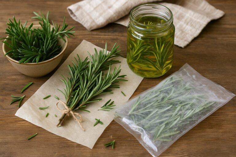 Comment conserver du romarin frais