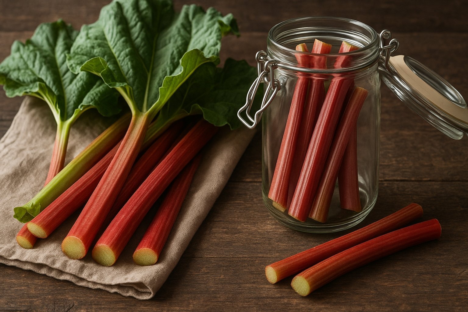 Comment conserver la rhubarbe