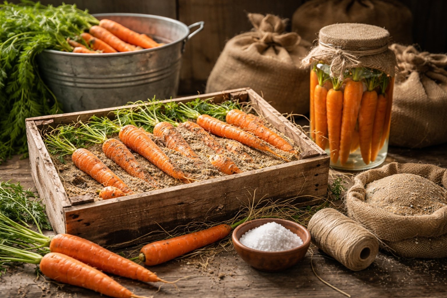 Comment conserver des carottes plusieurs mois