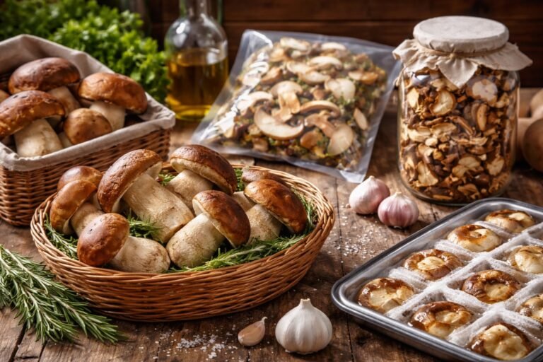 Comment conserver des cèpes frais