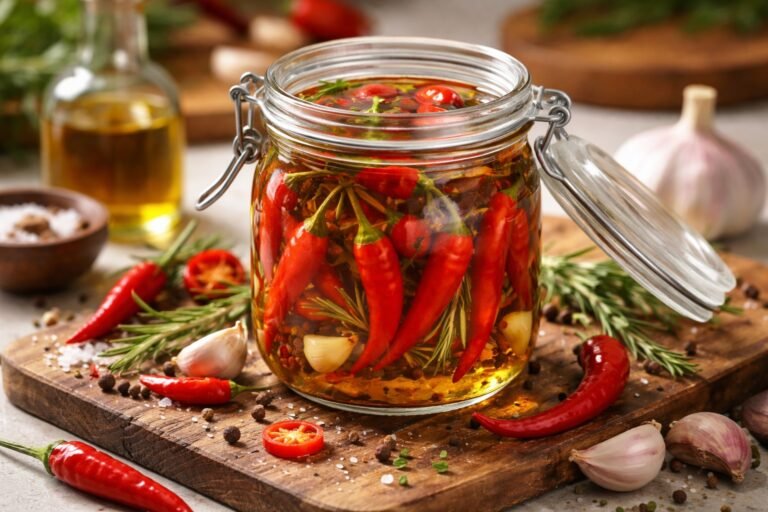 Comment conserver des piments forts dans l'huile