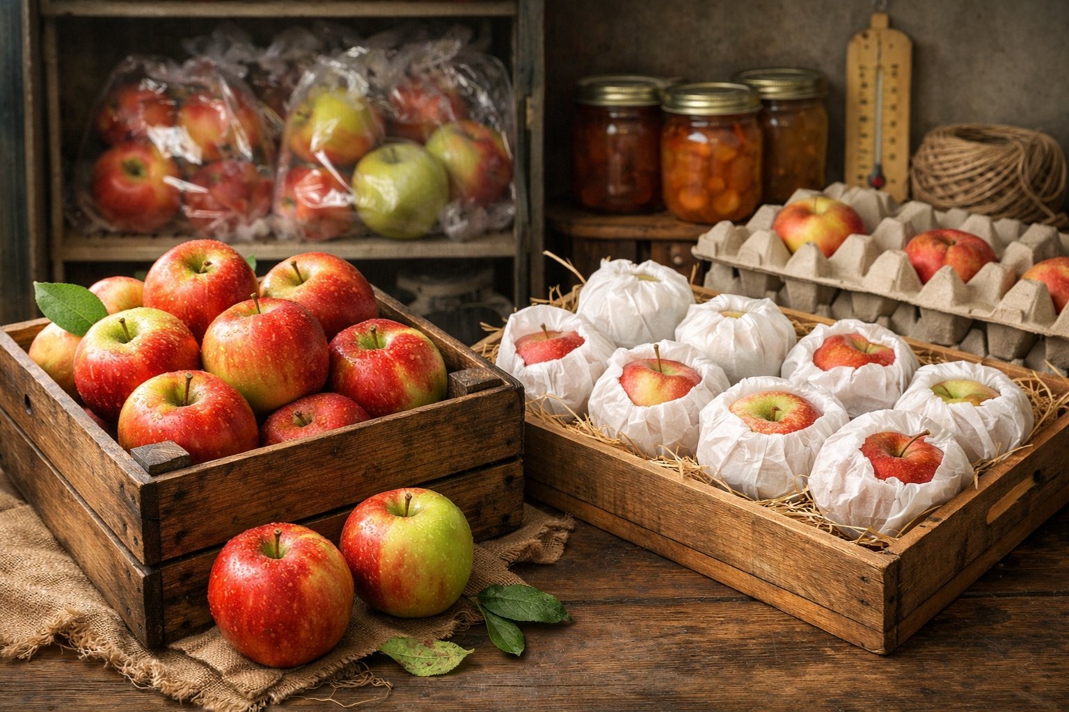 Comment conserver des pommes plusieurs mois