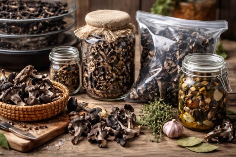 Comment conserver des trompettes de la mort