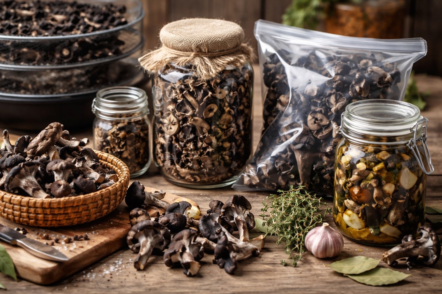 Comment conserver des trompettes de la mort