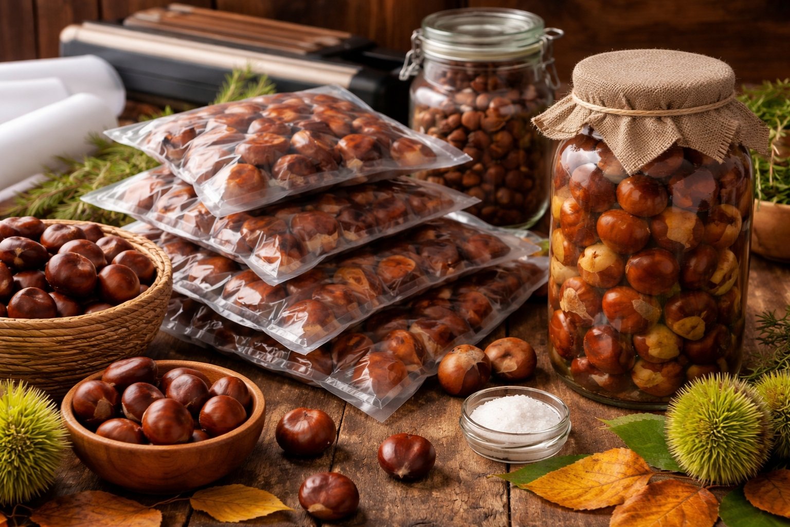 Comment conserver les châtaignes plusieurs mois