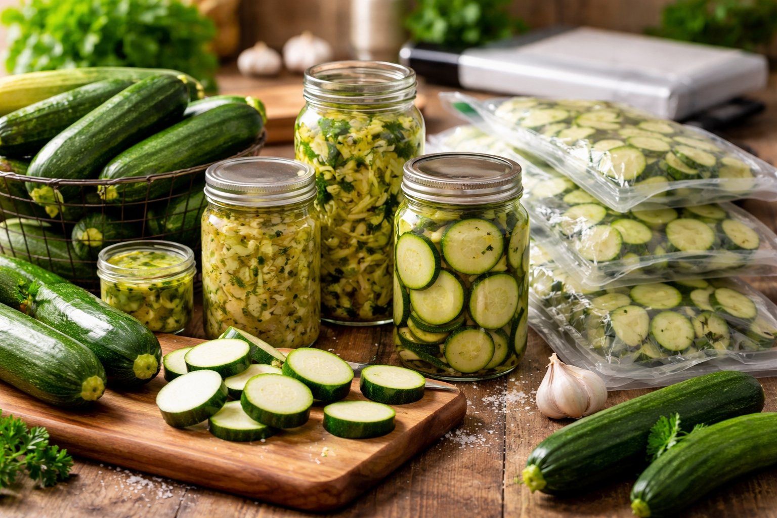 Comment conserver les courgettes pour l'hiver