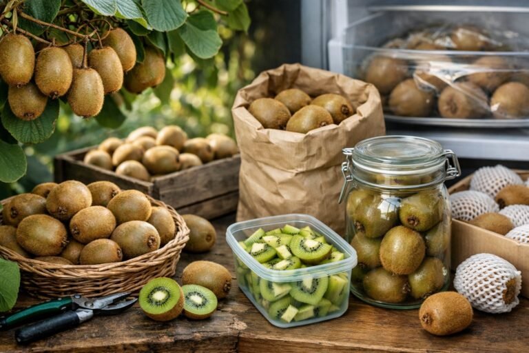 Quand ramasser les kiwis et comment les conserver
