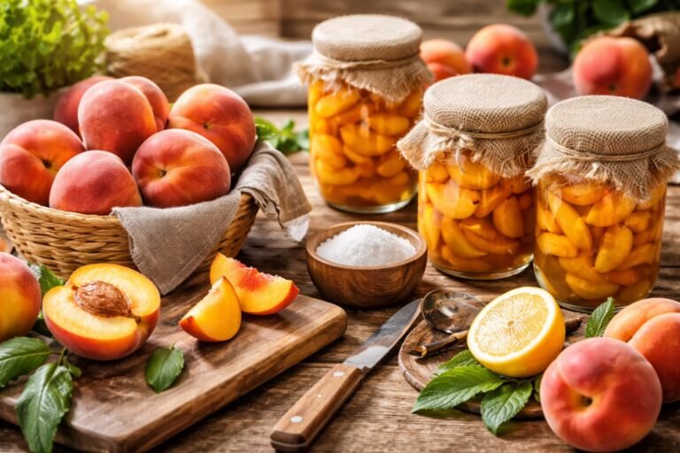 Comment conserver des pêches