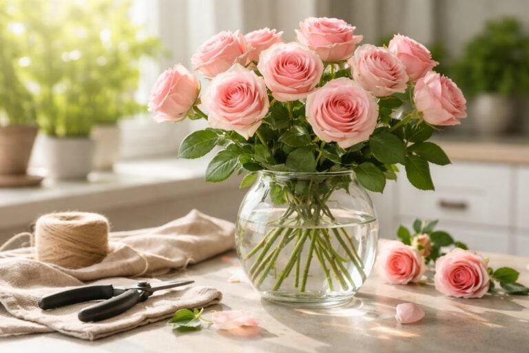 Comment conserver des roses dans un vase