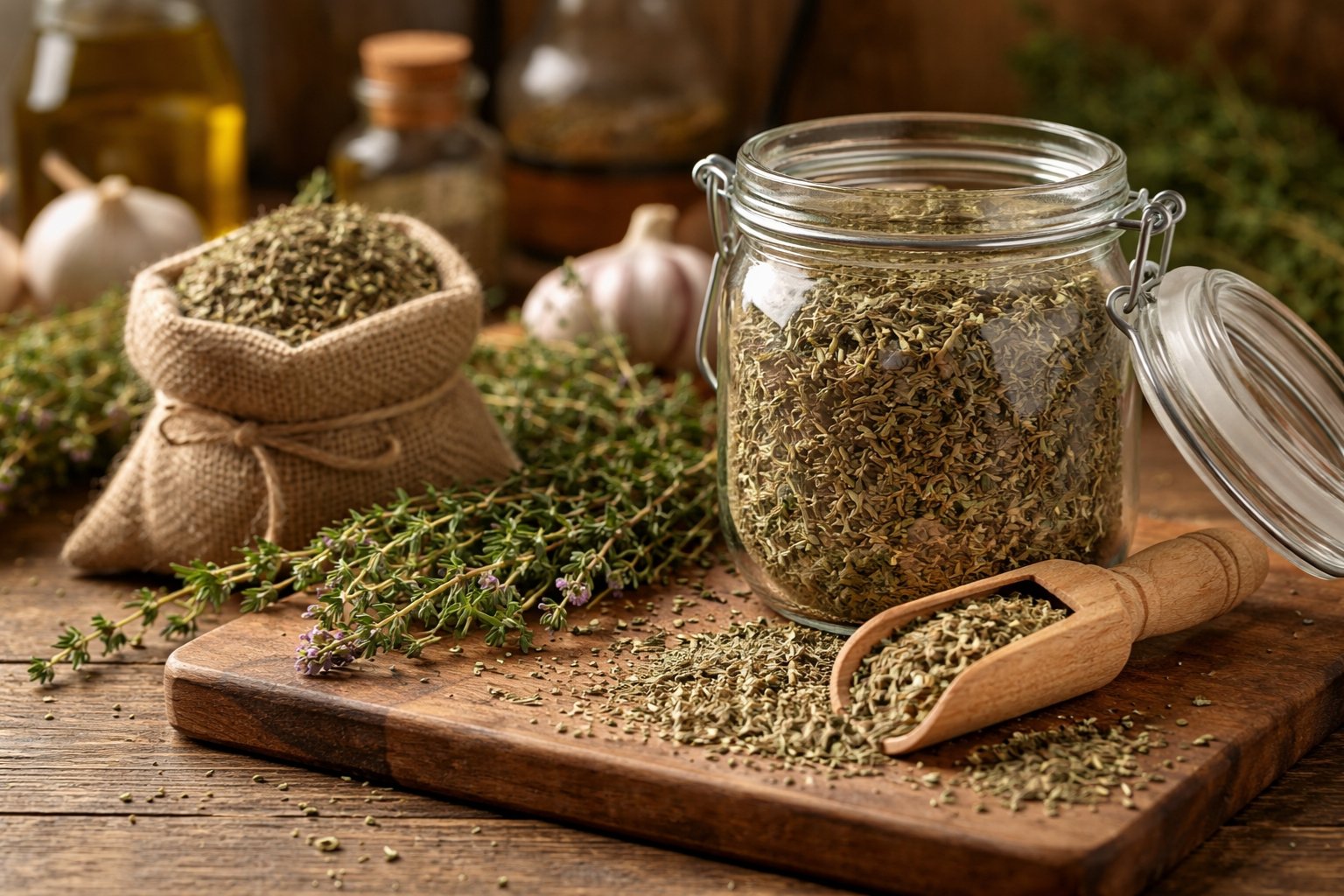 Comment conserver le thym séché