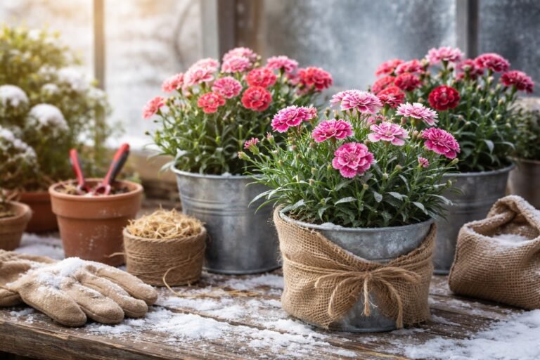 Comment conserver les œillets l'hiver