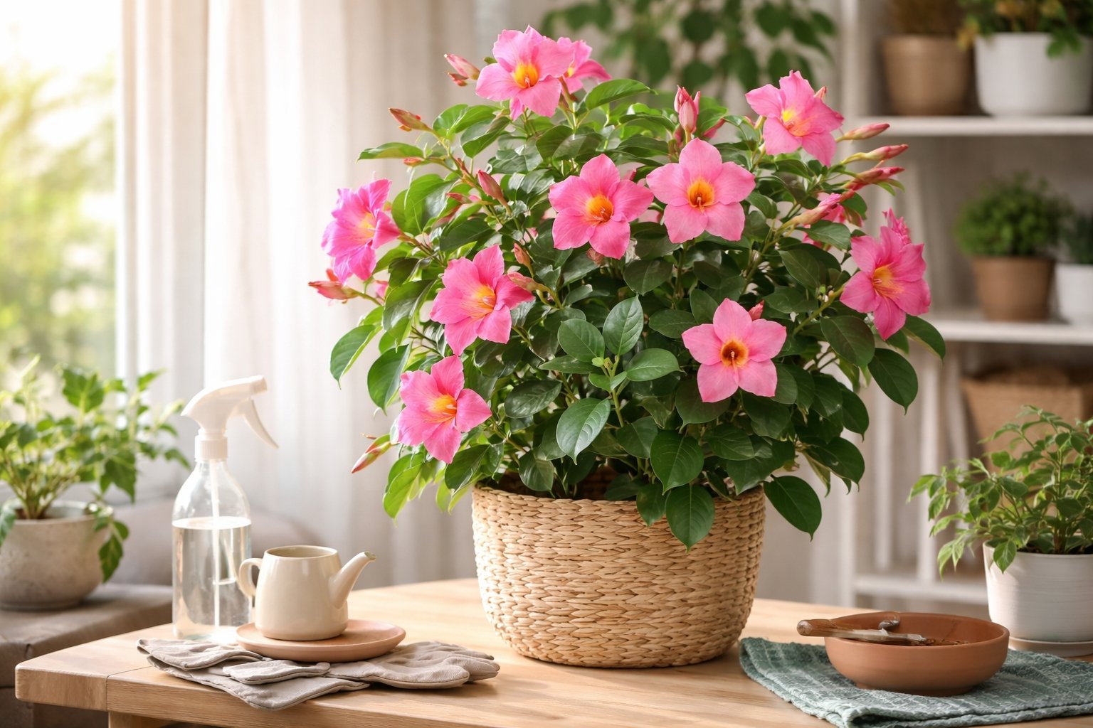 Comment conserver un dipladenia à l'intérieur l'hiver