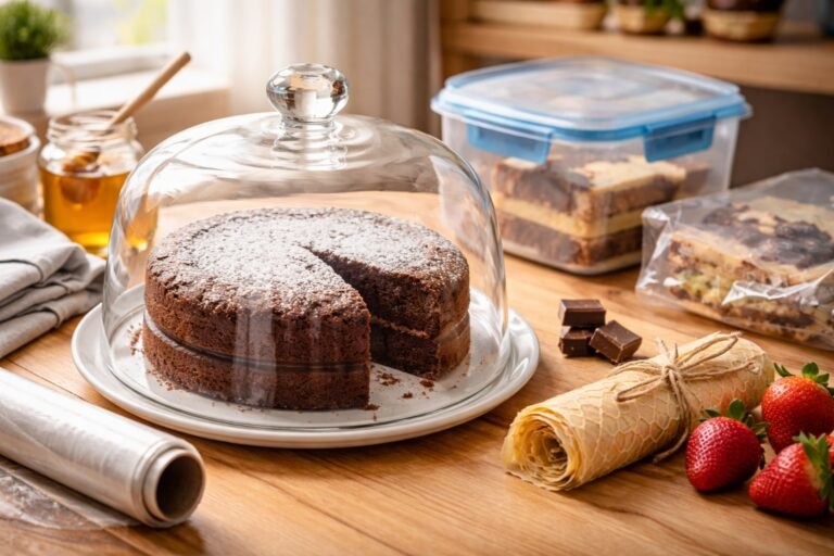 Comment conserver un gâteau maison