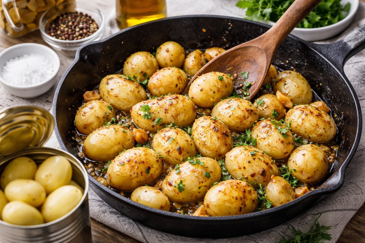 Comment cuisiner des pommes de terre en conserve