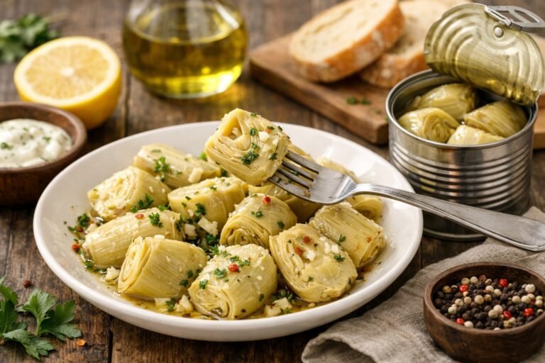 Comment manger des cœurs d'artichaut en conserve