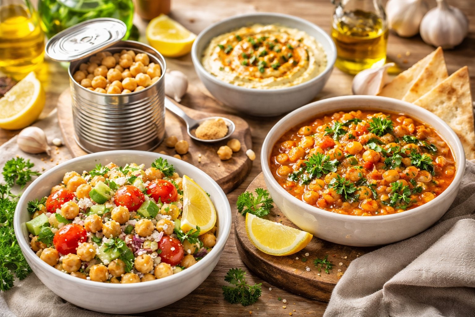 Comment manger les pois chiches en conserve