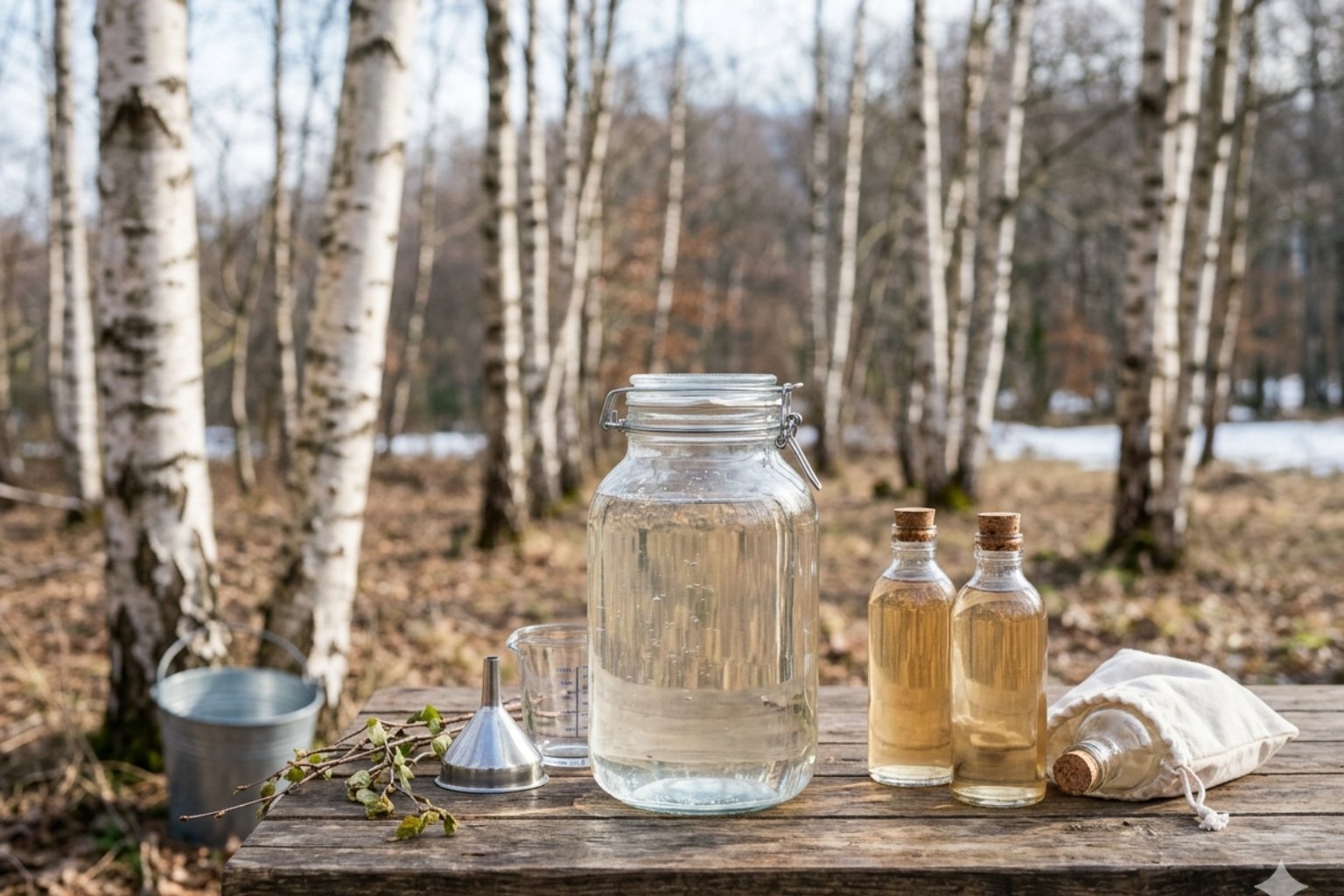 Comment conserver la sève de bouleau