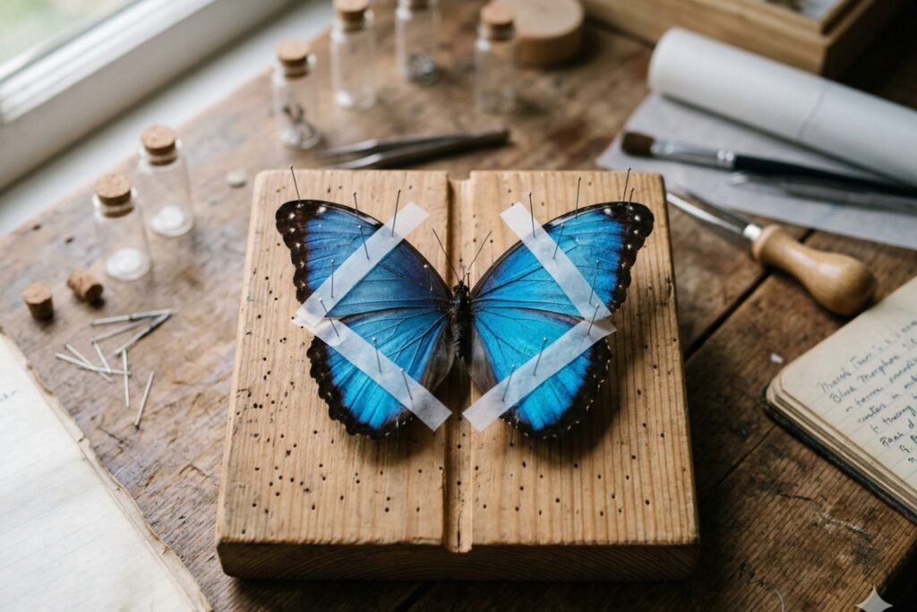 Comment conserver un papillon mort