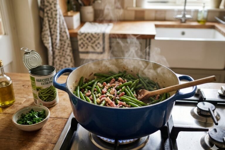 Comment faire cuire des haricots verts en conserve