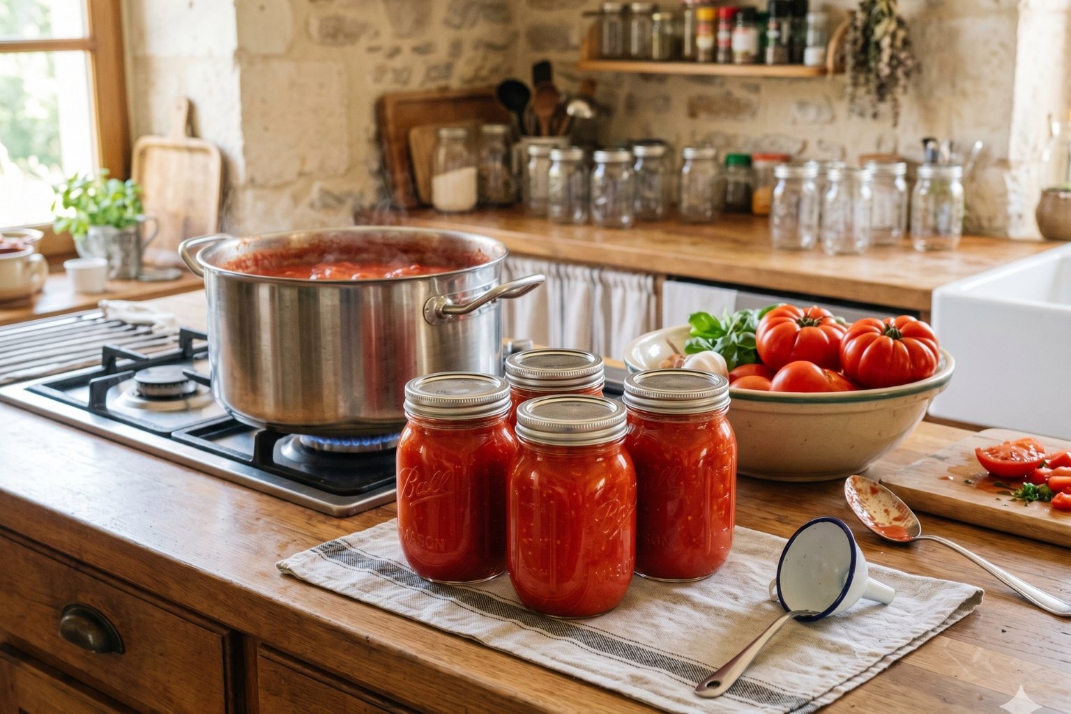 Comment faire du coulis de tomates en conserve