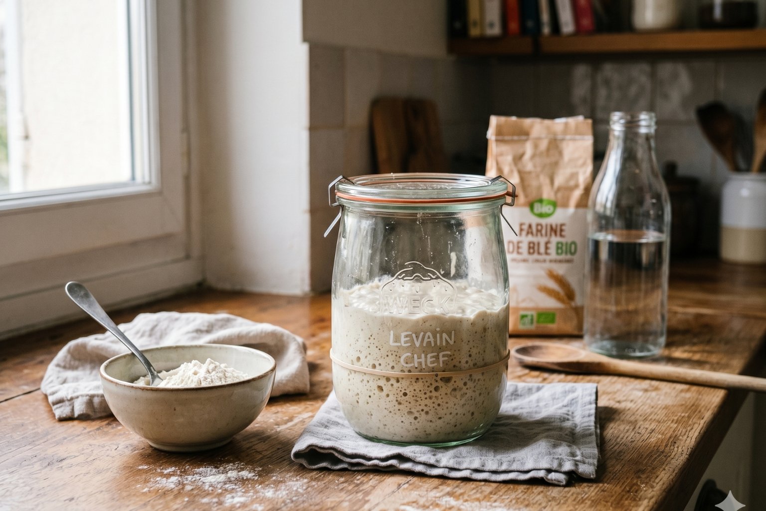 Comment faire du levain et le conserver