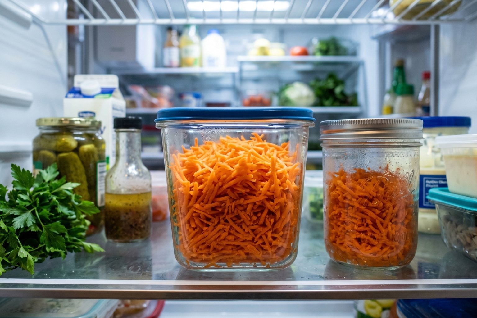 Comment conserver des carottes râpées