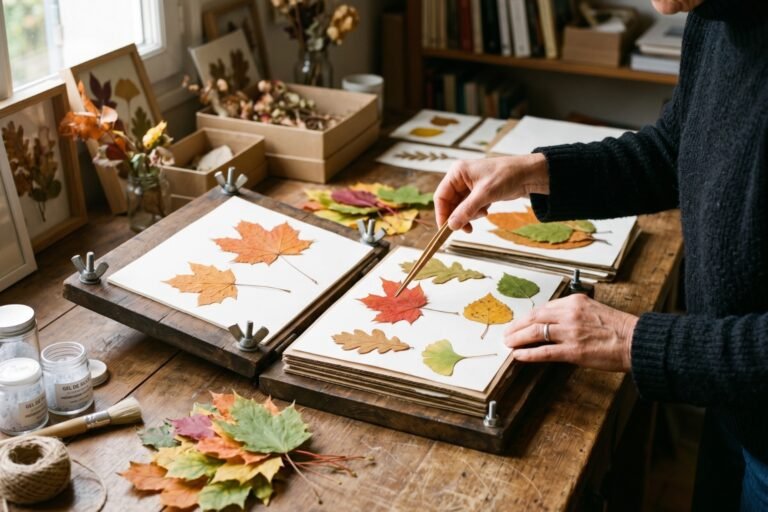 Comment conserver des feuilles d'arbres