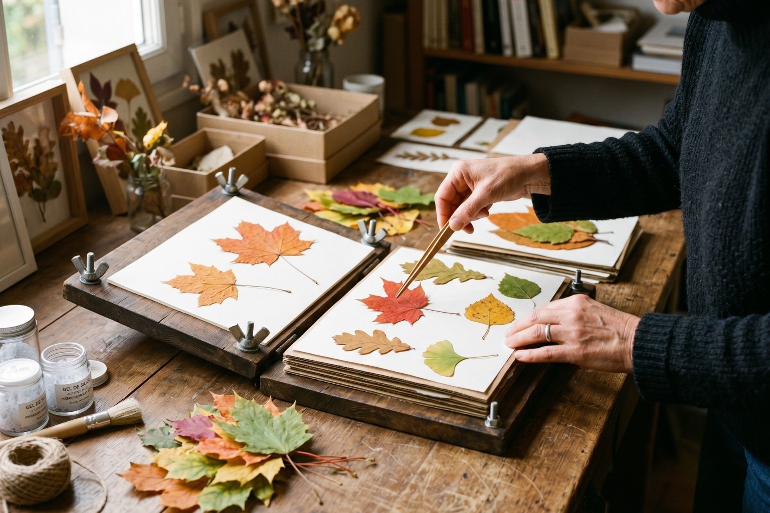 Comment conserver des feuilles d'arbres