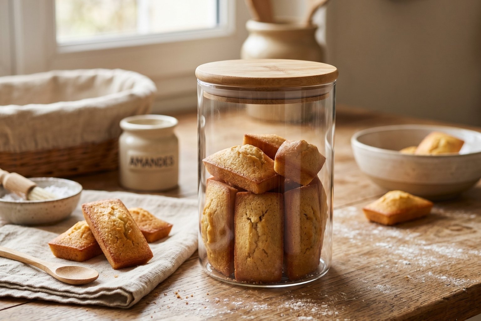 Comment conserver des financiers