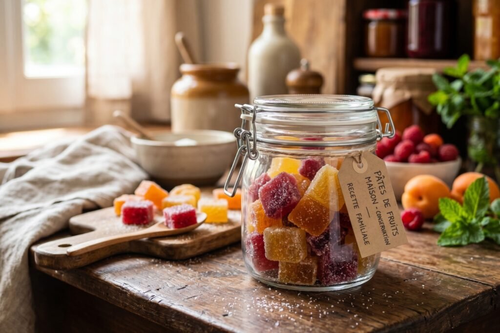 Comment conserver des pâtes de fruits maison