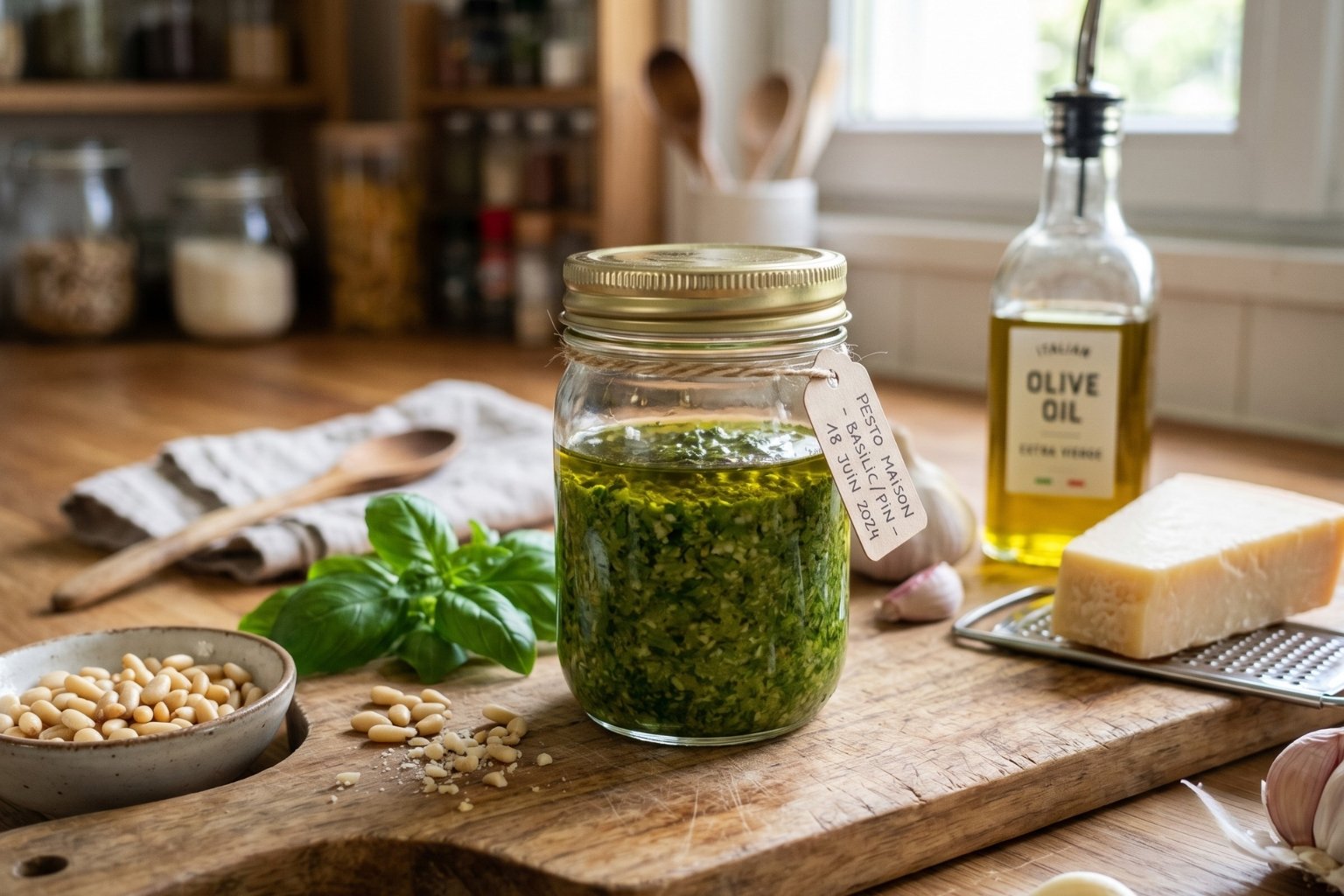 Comment conserver du pesto maison
