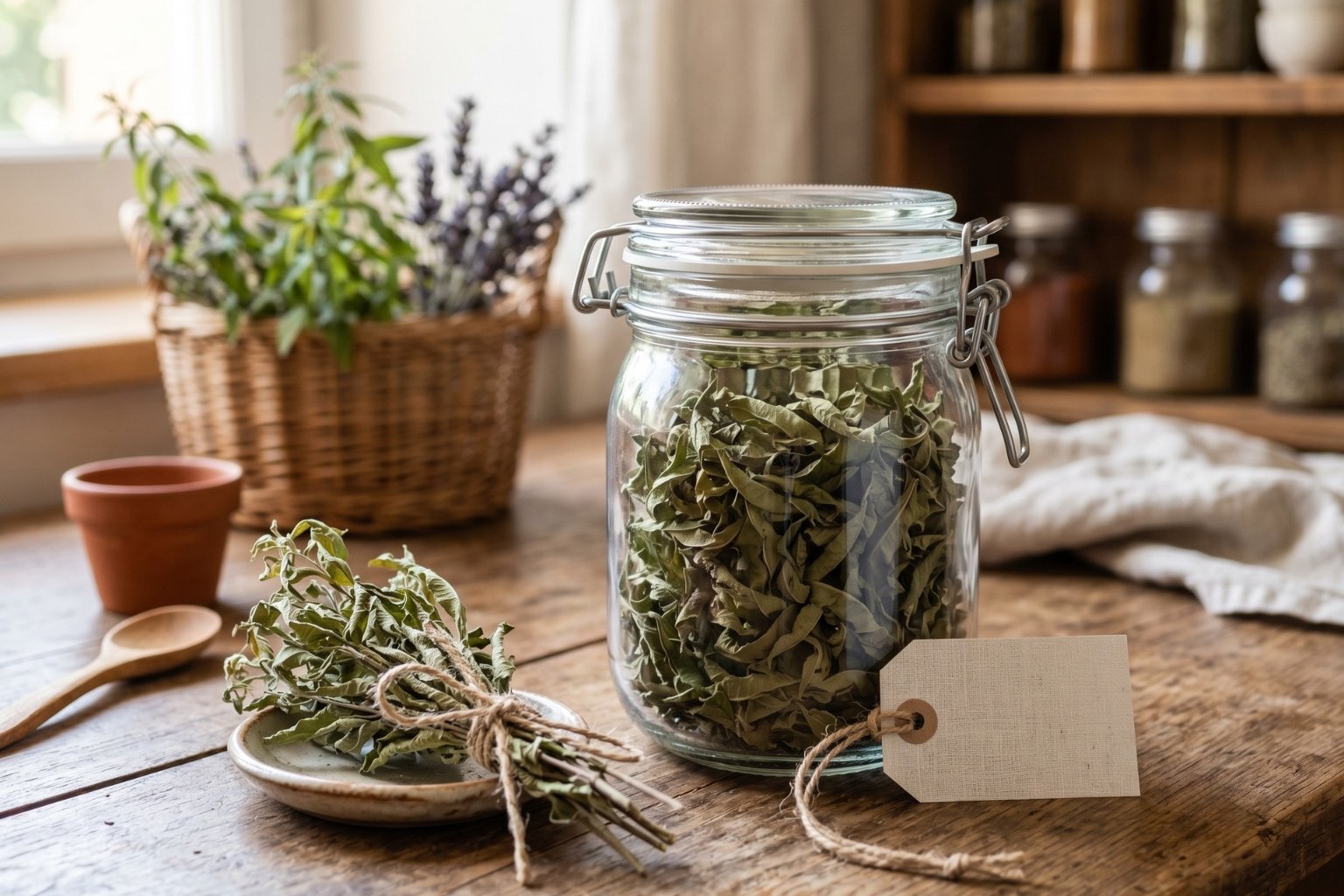 Comment conserver la verveine séchée