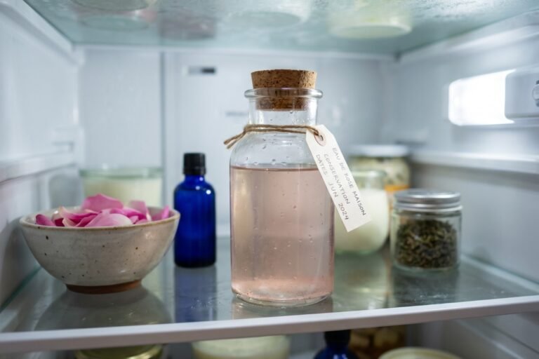 Comment conserver l'eau de rose maison