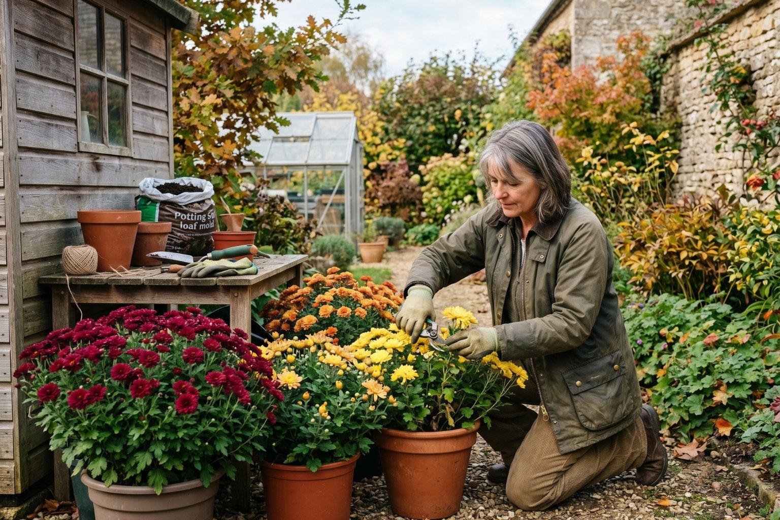 Comment conserver les chrysanthèmes d'une année sur l'autre