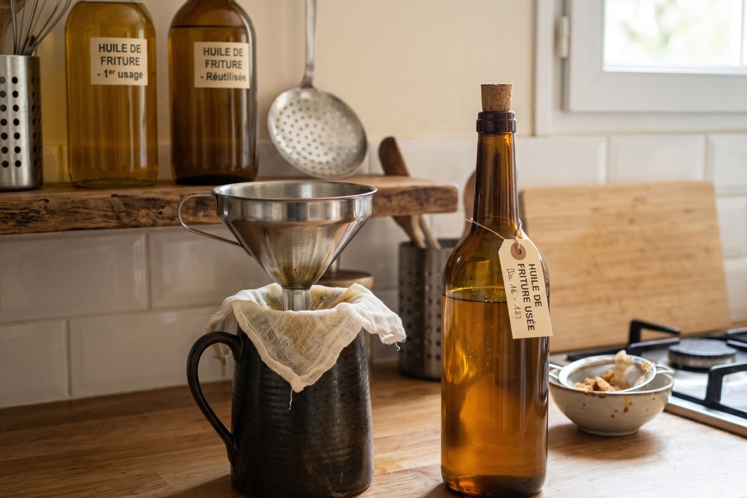 Comment conserver l'huile de friture