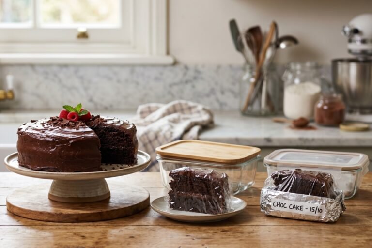 Comment conserver un gâteau au chocolat