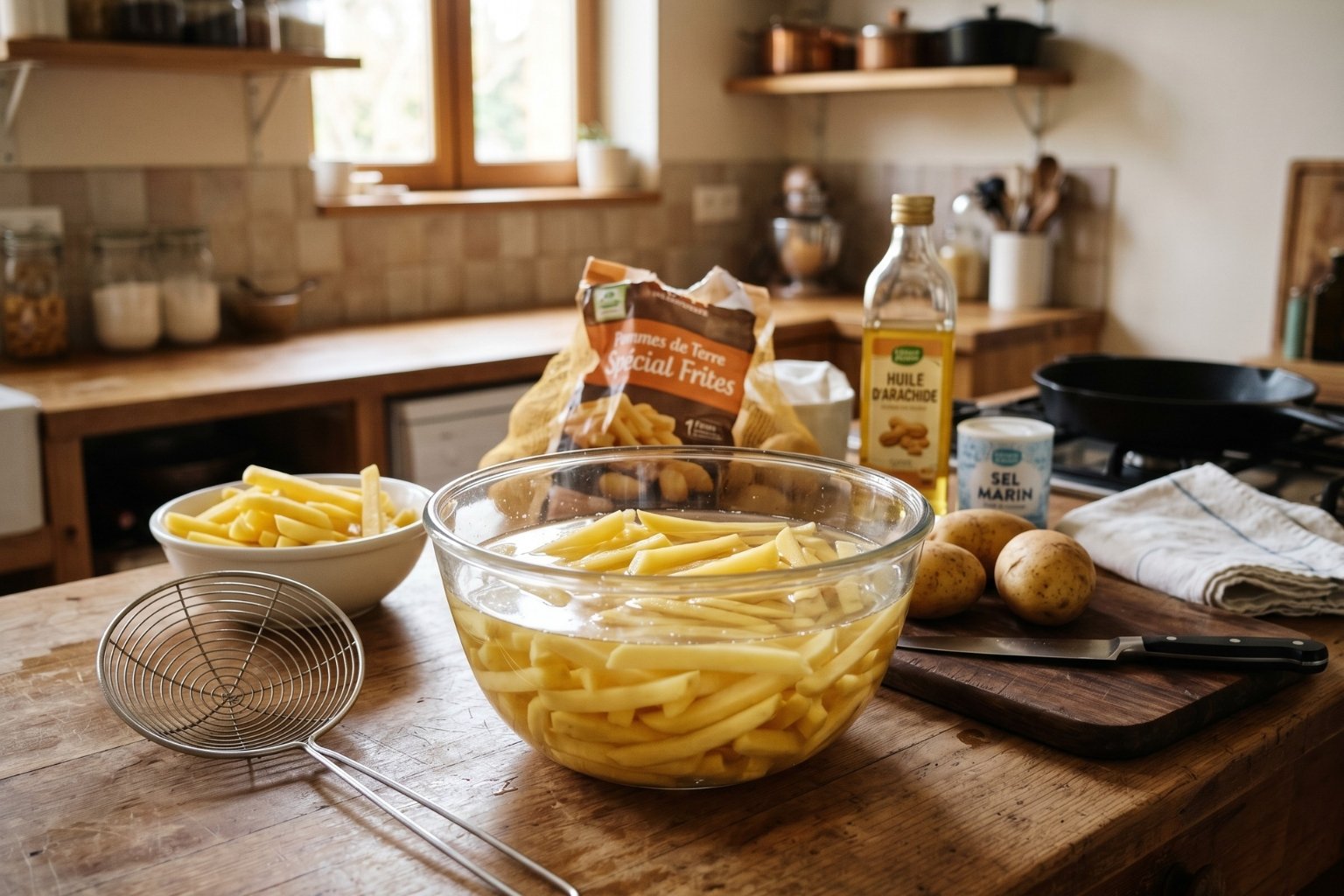 comment conserver des frites fraîches